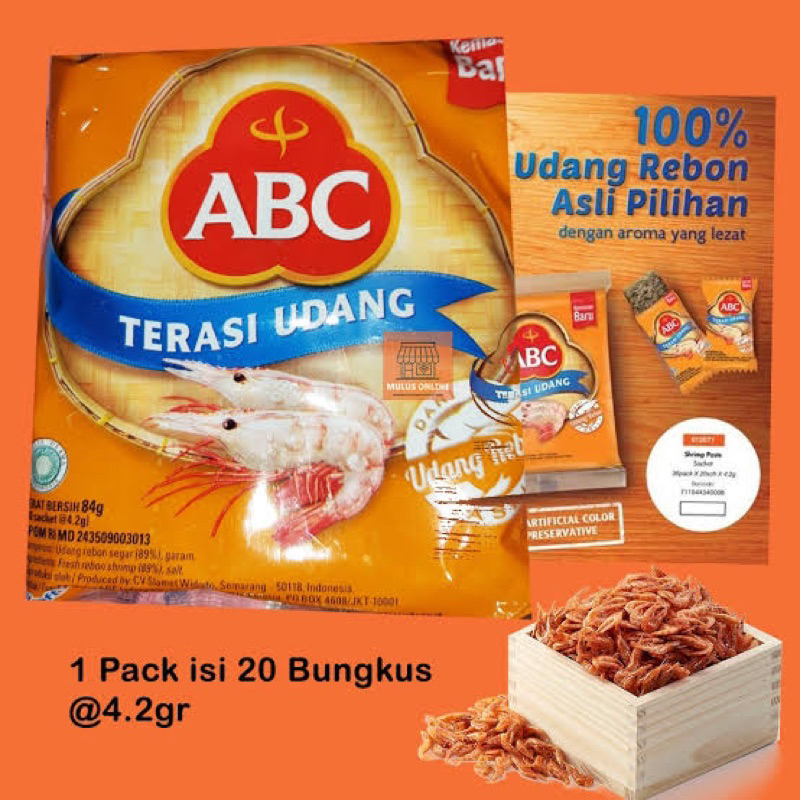 

ABC TERASI UDANG (20x3,8gr)