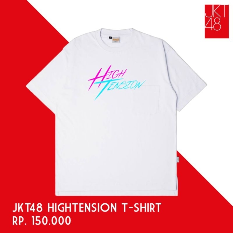 Kaos JKT48 High Tension T-Shirt Merch - Free Stiker