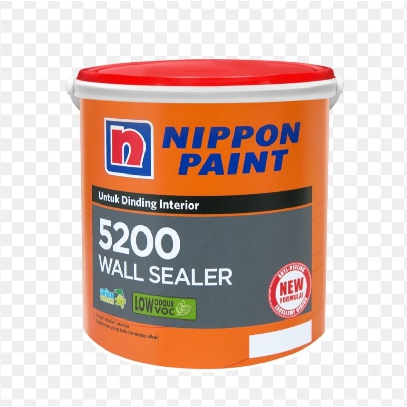 Nippon paint wall Sealer 5200 4kg,cat dasar tembok Nippon paint,cat primer 5200 tembok Nippon paint