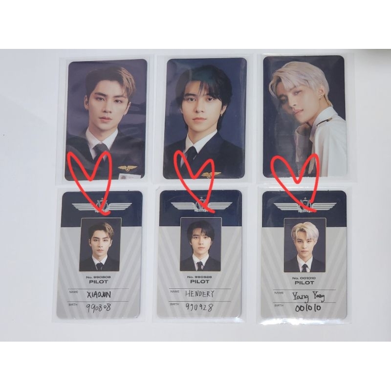 WayV Season Greeting SG 22 Pilot PC Photocard Xiaojun Yangyang Winwin