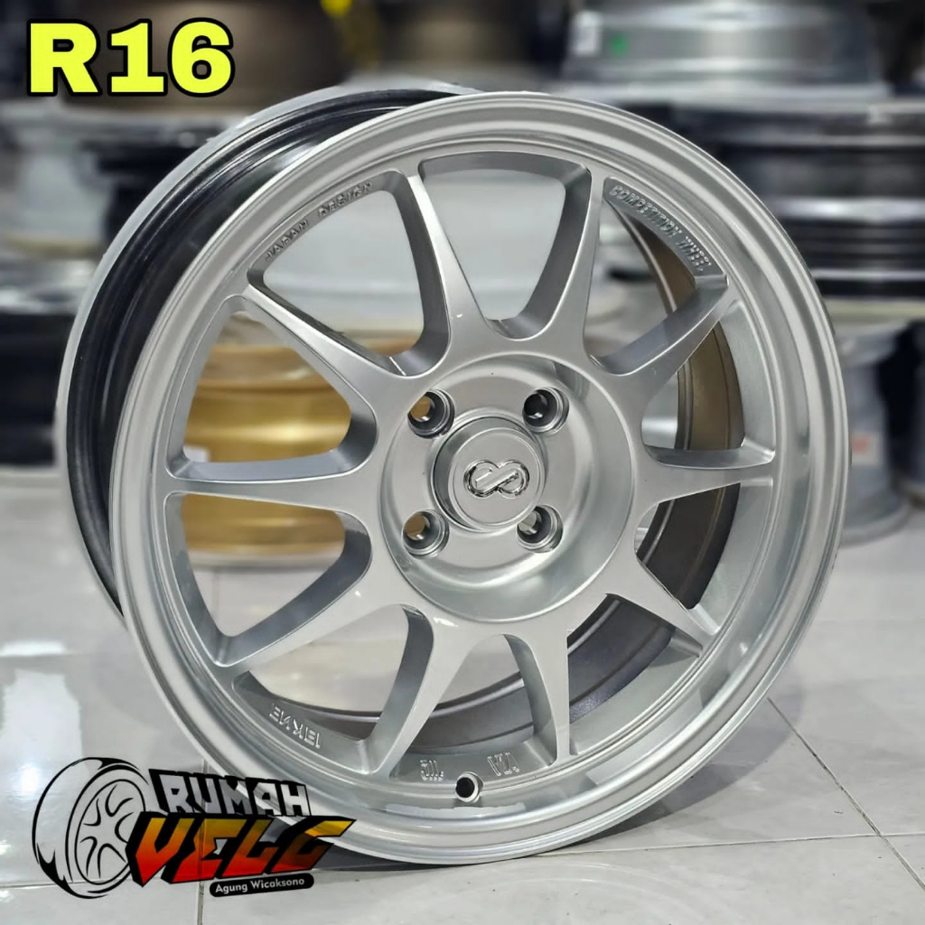 R16 Tarmac Pcd 4-100 VELG RACING MOBIL