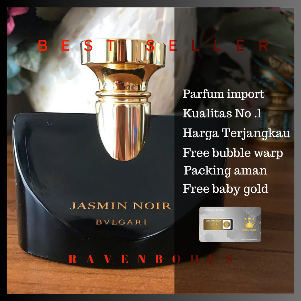 Bvlgari Jasmine Noir EDP Parfum Wanita Tahan Lama [100 mL]