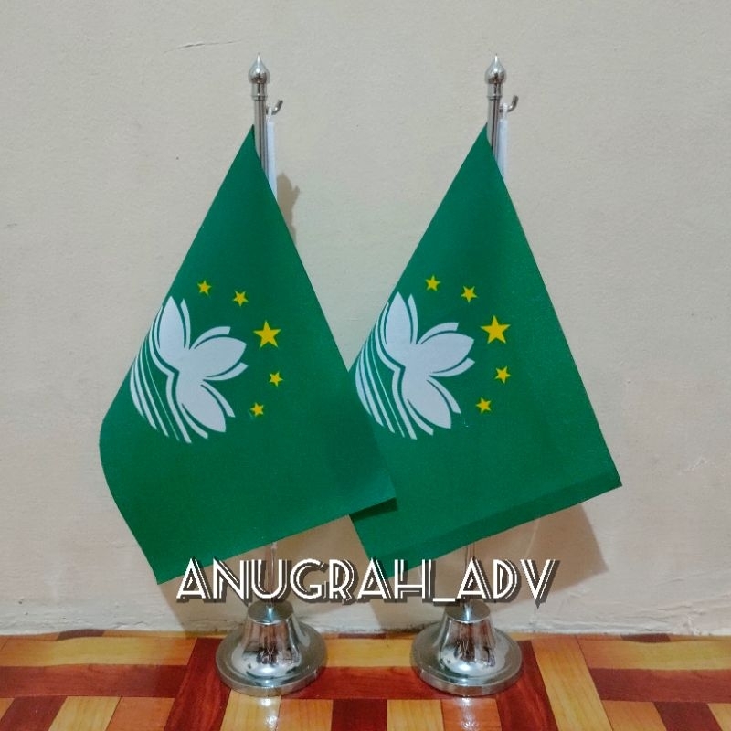 

tiang stainless bendera meja MACAU