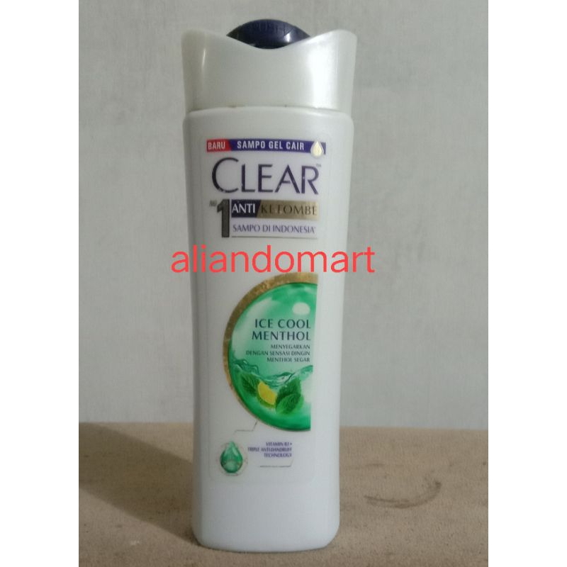 clear shampoo ice cool mentol 160ml