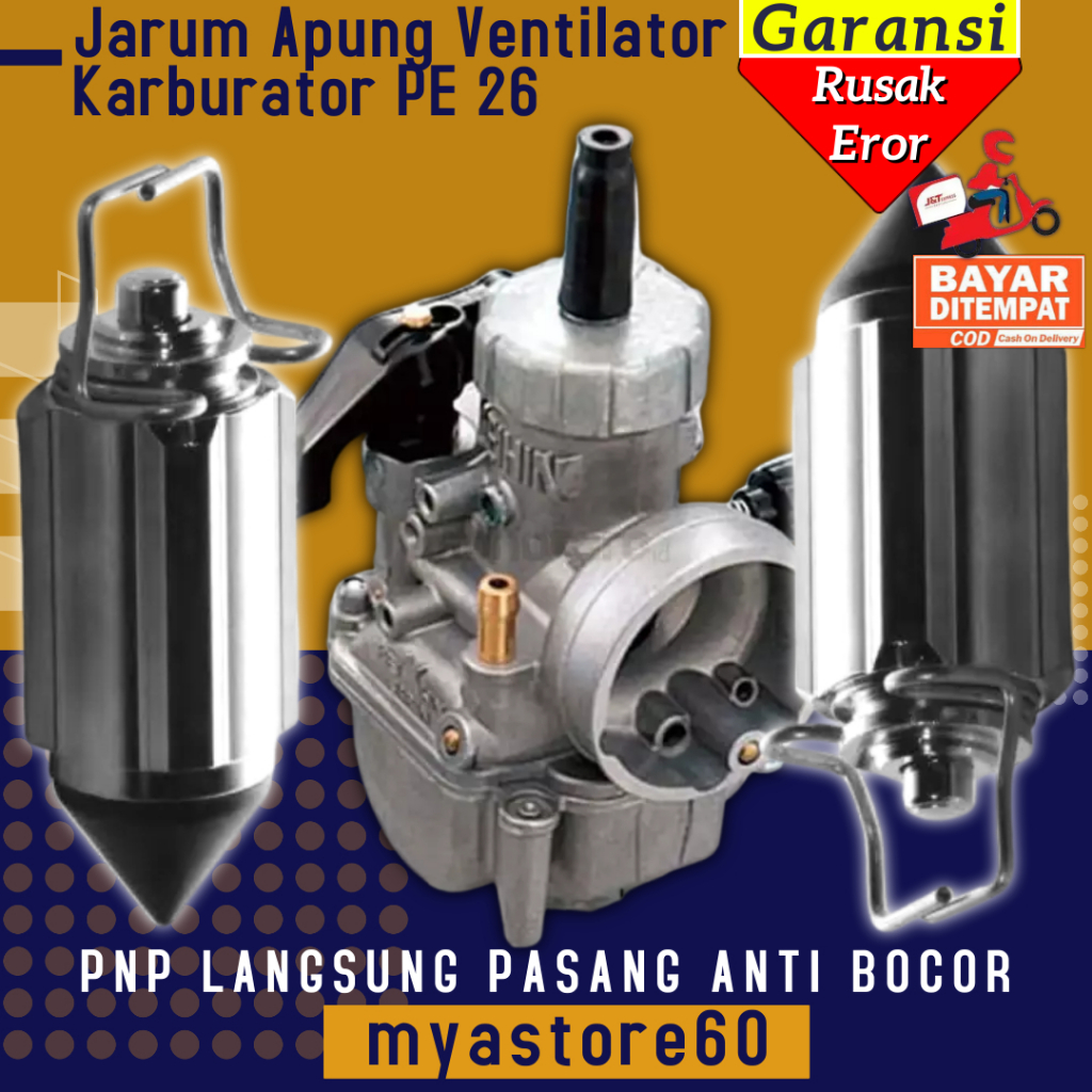 (BISA COD) Jarum Apung Ventilator PE 26 Model Ngapung Paten Float Valve Pentilator PE26 NSR26 PE 26 