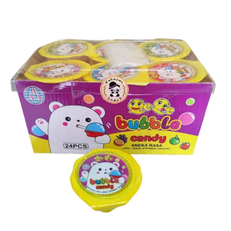 

AAA JELI BUBBLE CANDY BOX ISI 24