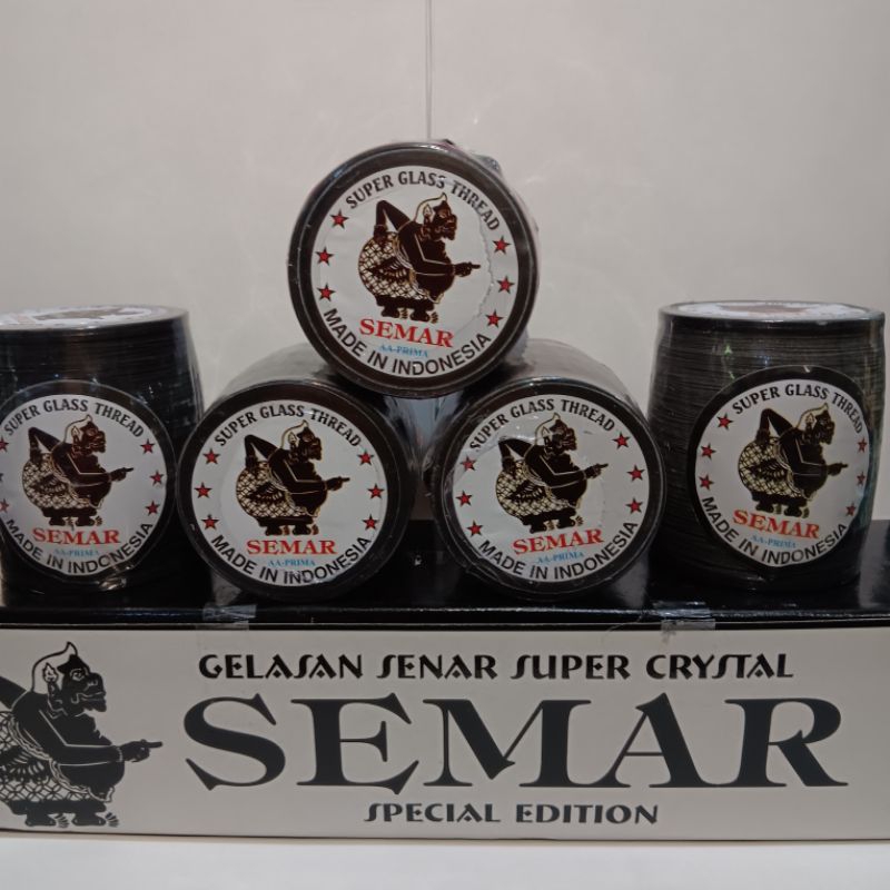 Benang Senar Gelasan Tasi Layangan Cap Semar 0,24 Klos 2000 Yard