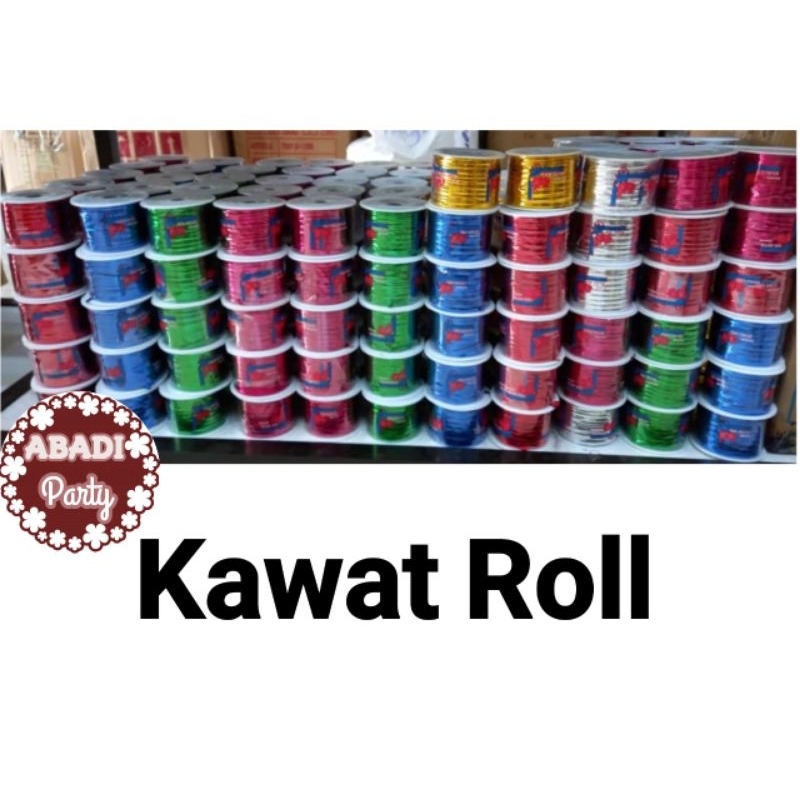

Kawat Roll / Tali Kawat Souvenir / Kawat Roll Warna
