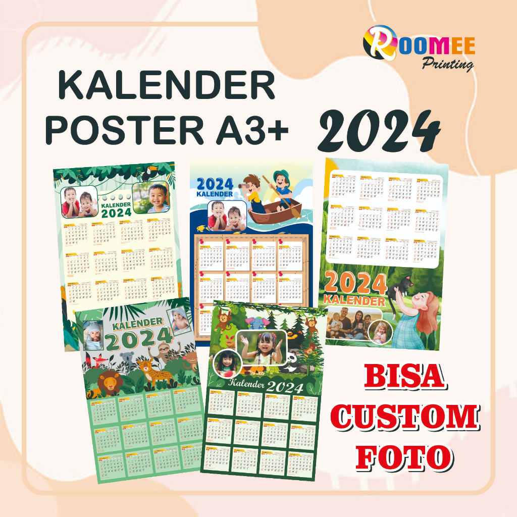 

KALENDER POSTER A3+ 2024 TERMURAH - KALENDER DINDING