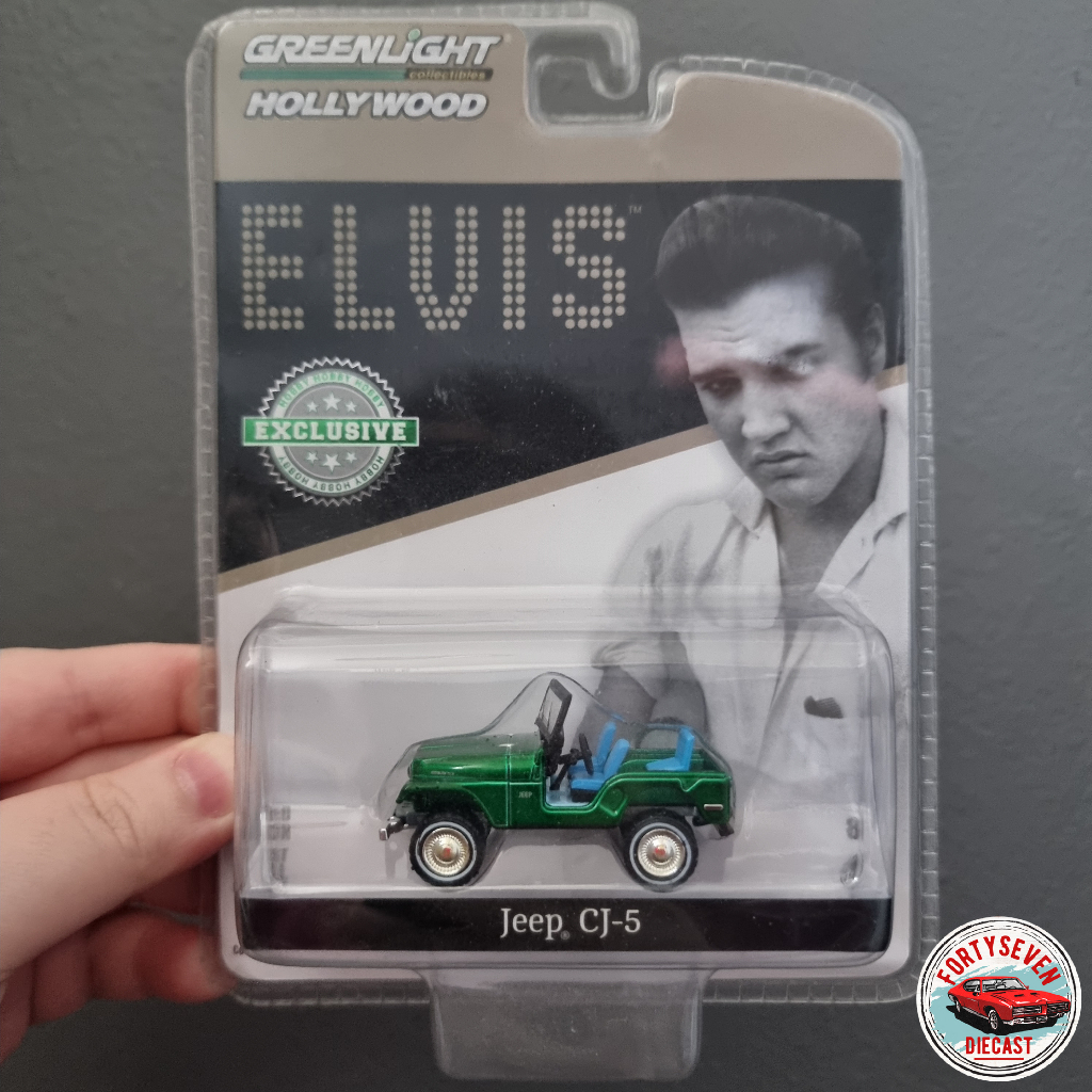 Greenlight Hollywood Exclusive Jeep CJ-5 CJ5 Elvis Presley Green Hijau green light