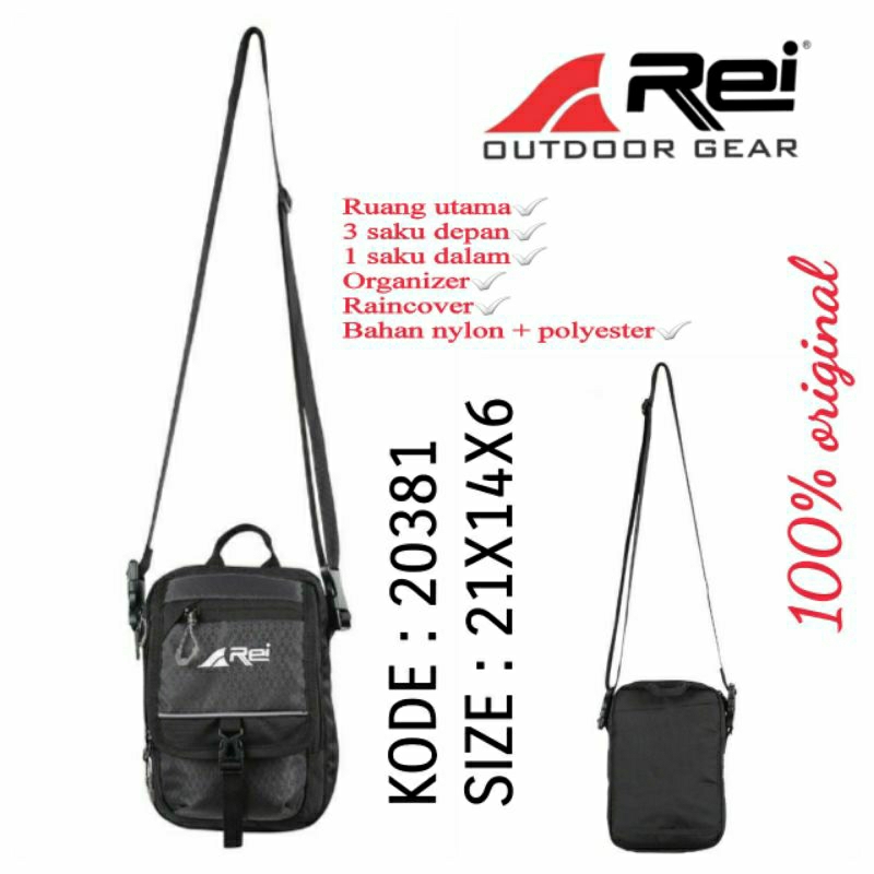 Tas Slempang Original Rei 20381 | Tas Slempang Outdoor Ori Rei