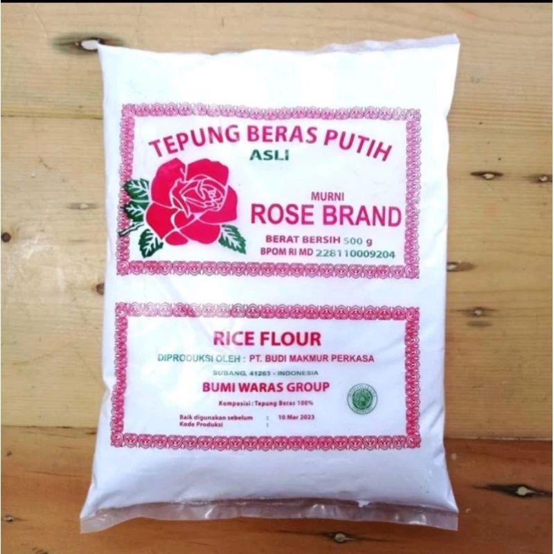 

tepung beras rose brand 500 gram