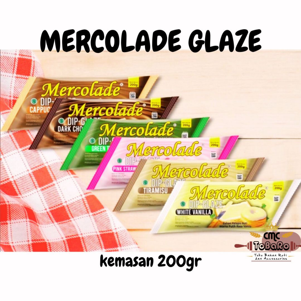 Mercolade Dip Glaze / Topping Donat 250 Gram