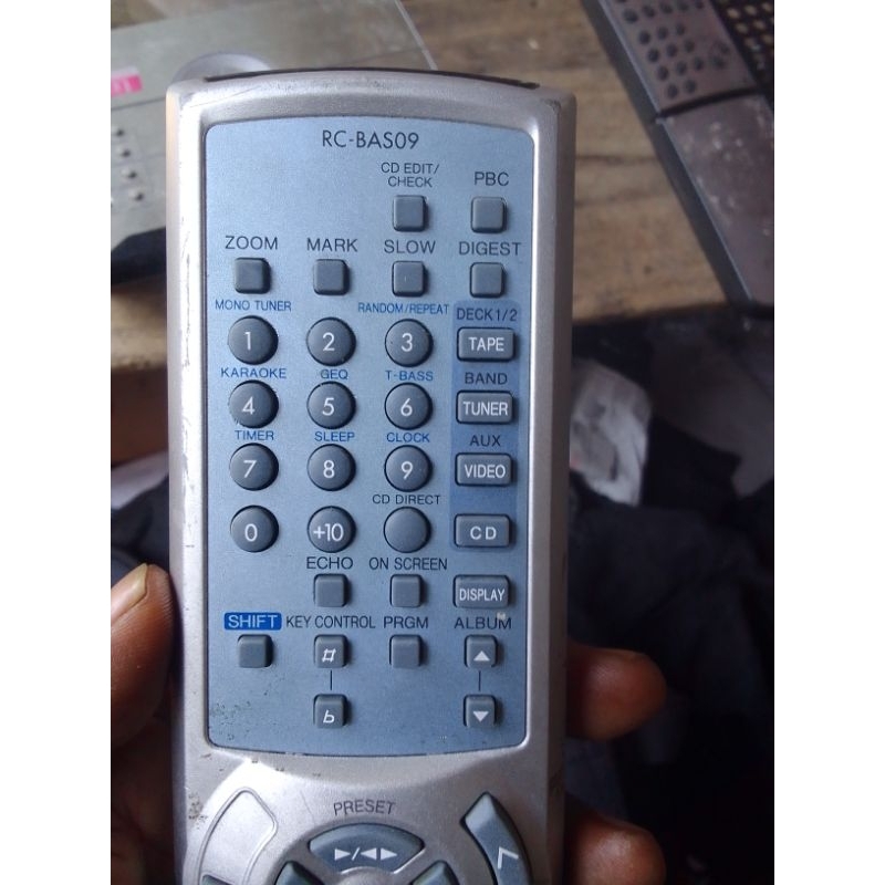 Remote compo aiwa ori