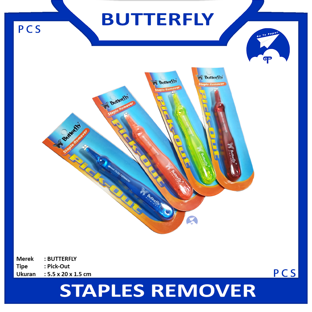 

BUTTERFLY - Staples Remover Staples - Pcs