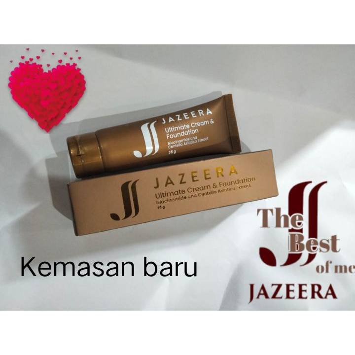 jazeera ultimate cream & foundation Kemasan Baru