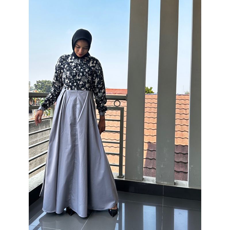 DIDEN GO Gamis Best Seller Kemben Katun Motif
