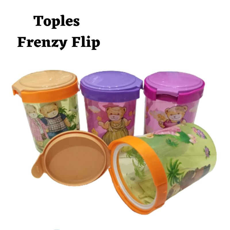 Toples Calista Frenzy Fliptop Toples Plastik Kue Kering Aneka Makanan