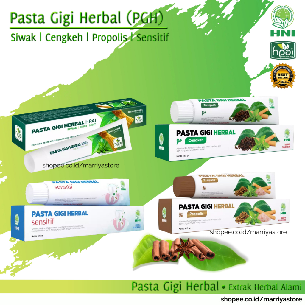 Pasta Gigi Herbal HPAI - HNI