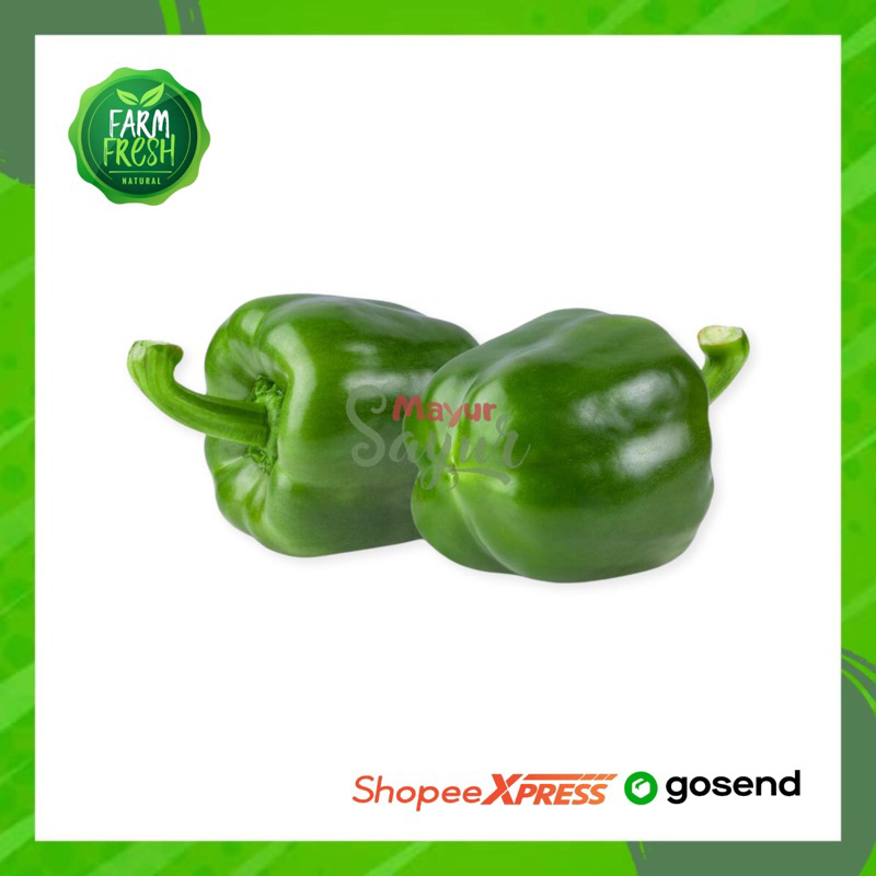

KIRIM INSTAN Paprika Hijau / Cabai Paprika/ Per Buah