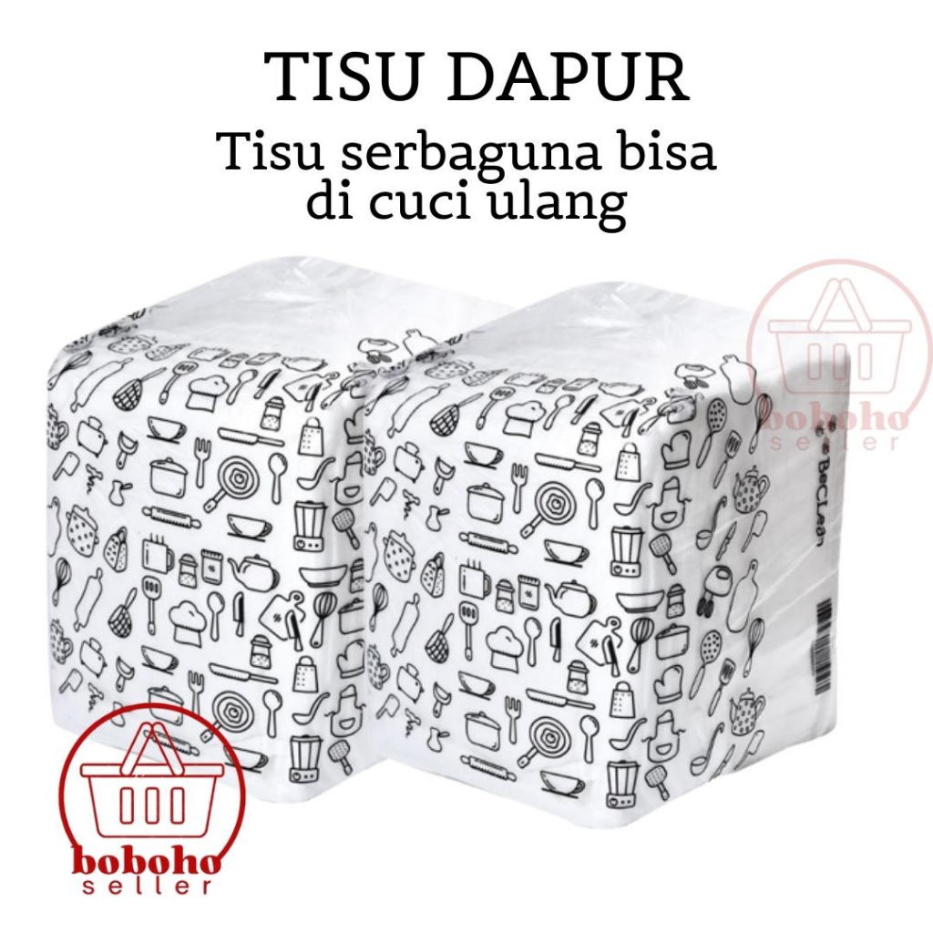 	 BOBOHOSELLER - Tisue Dapur Serbaguna Tissue Penyerap Minyak Tisu Kompor 1kg	