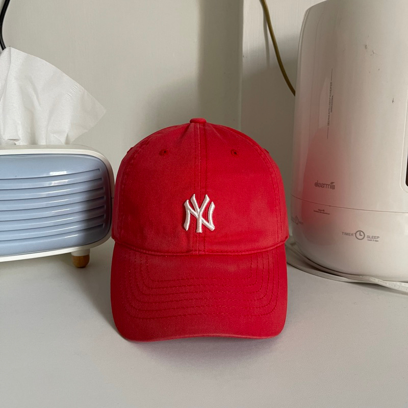MLB RED NY SMALL LOGO CAP