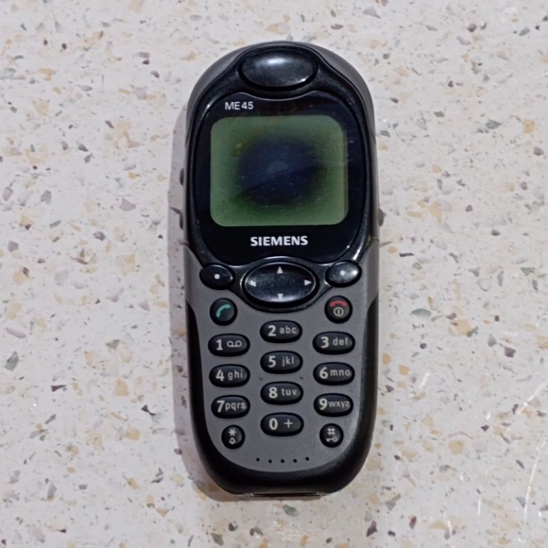 handphone SIEMENS ME 45 mesin hidup lcd garis