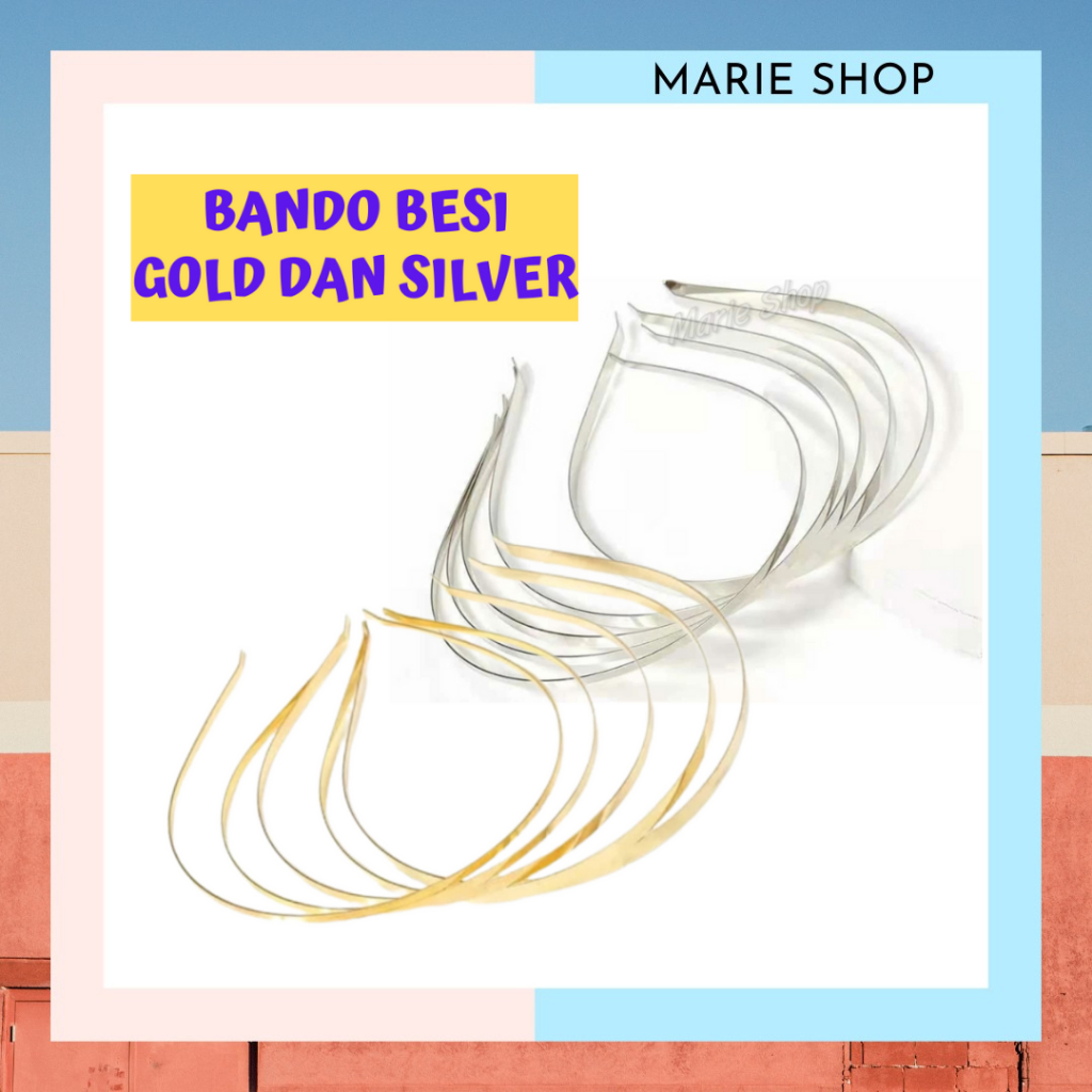 BANDO BESI GOLD SILVER / BANDO POLOS / BANDO WANITA / BANDO PRIA / BANDO BESI MURAH