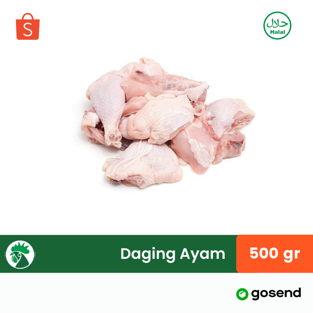 

Daging Ayam Potong 500gr | Parting 5-7 Potong | Ayam Broiler
