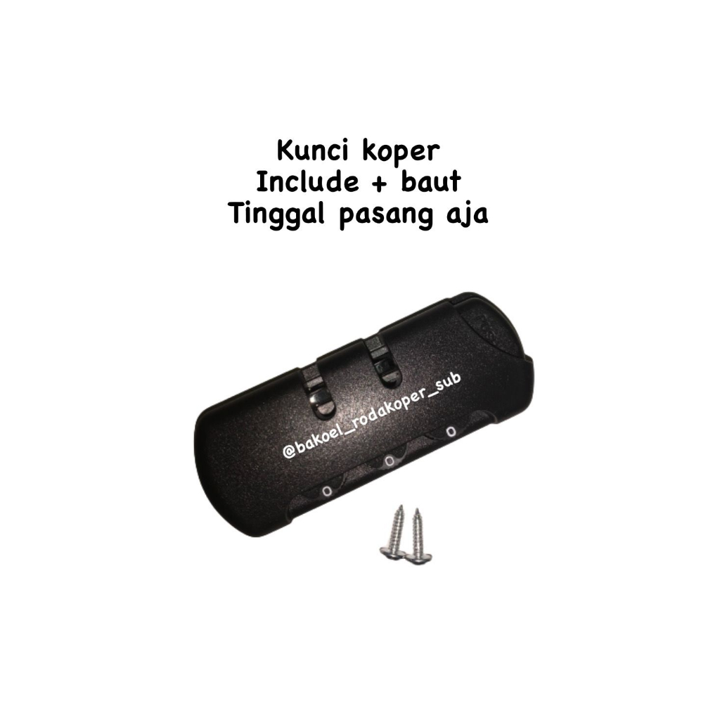 Kunci koper,Gembok koper,Gembok kombinasi,Kunci kode koper