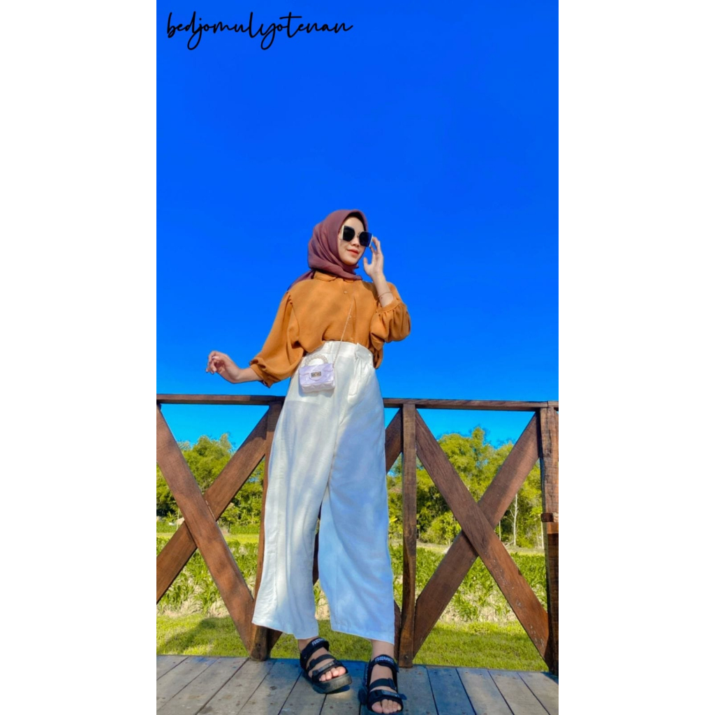 blouse elze crincle//elze blouse//atasan terbaru