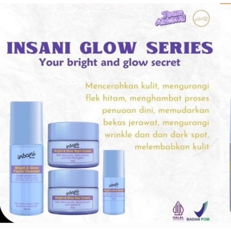 PAKET GLOW FORTE / PAKET ACNE INSANI SKINCARE / BEBWHITE GLOW / BBC ACNE ORIGINAL