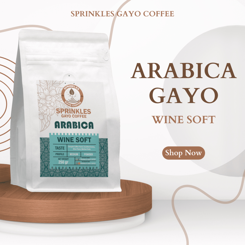 

Kopi Arabika Gayo Wine Bubuk 250 gram