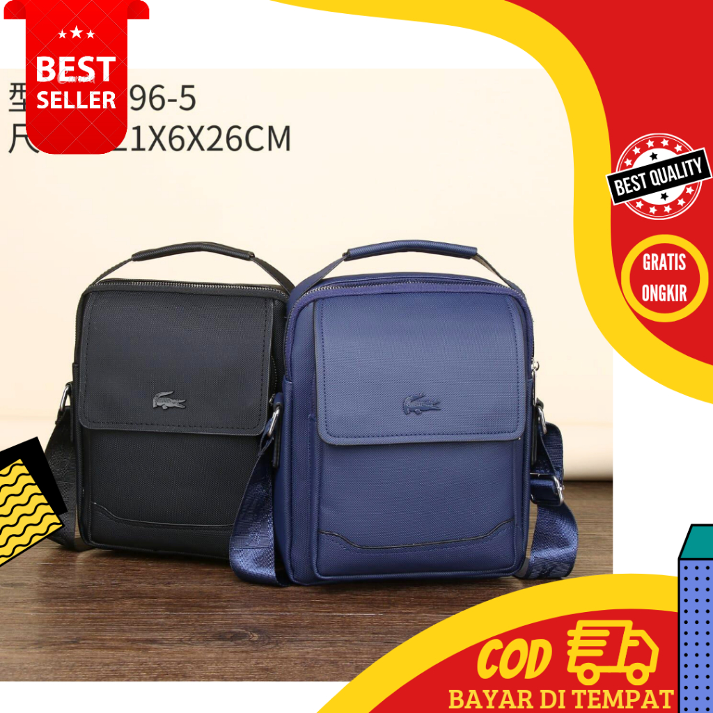 MODEKU / TAS SELEMPANG CROCODILE PRIA/TAS SELEMPANG COWOK BAHAN BAGUS IMPORT REALPICT S896-5