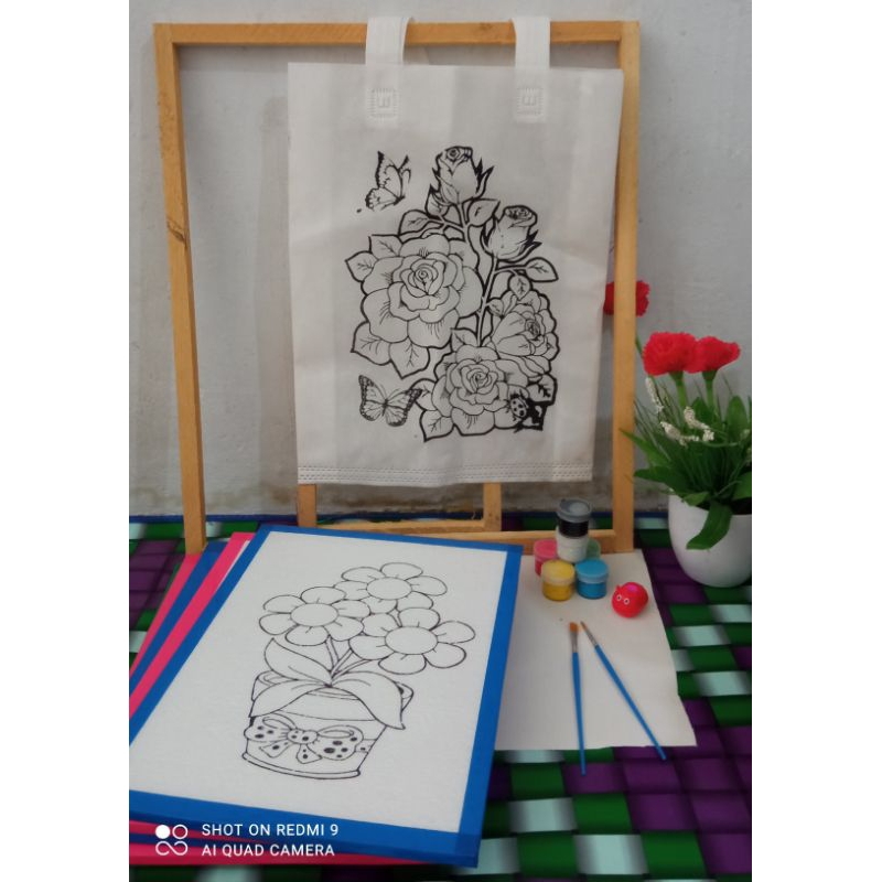 

STYROFOAM SET LUKIS 5 LEMBAR DAN TAS LUKIS ANAK / MAINAN / LATIHAN LUKIS / MEWARNAI GABUS LUKIS