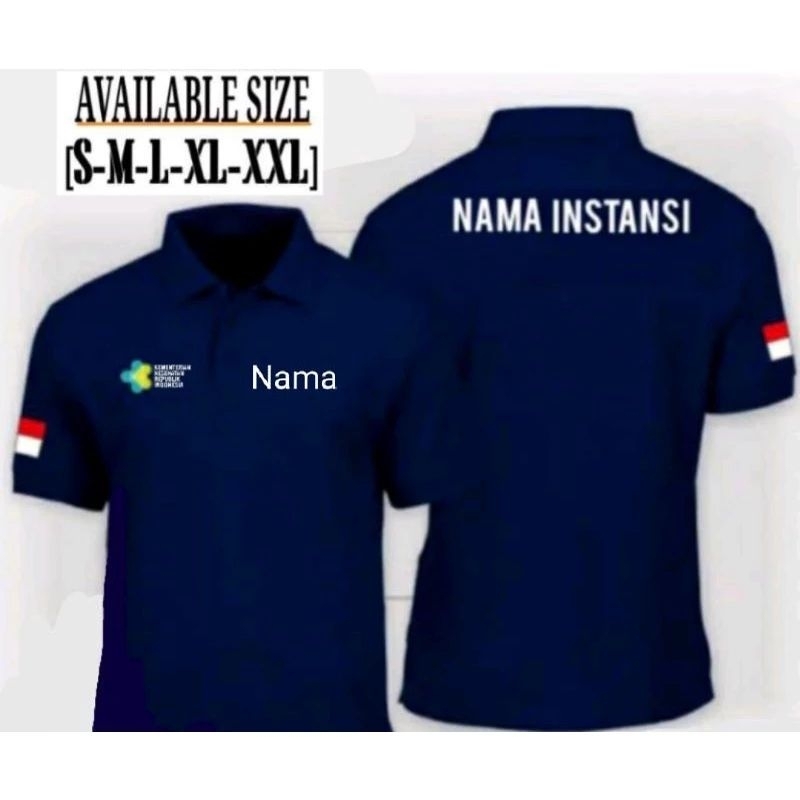 polo tshirt kemenkes kaos polo kemenkes kaos kerah kemenkes baju polo kemenkes baju kerah kemenkes s