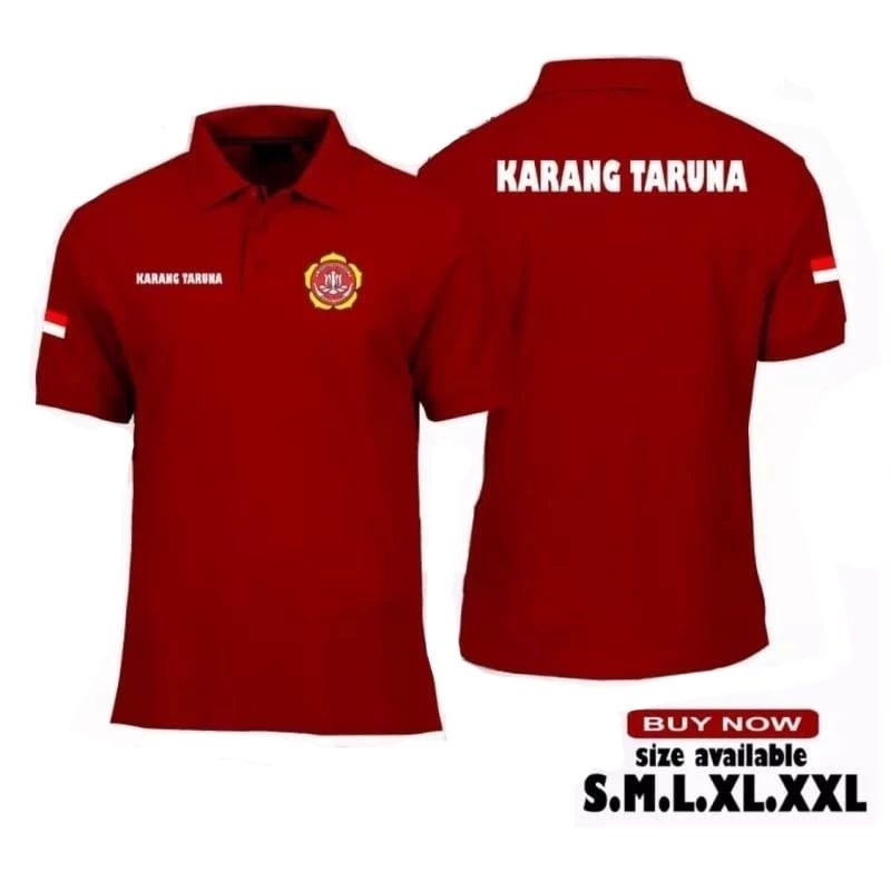 poloshirt karang taruna kaos polo kerah karang taruna baju karang taruna seragam karang taruna