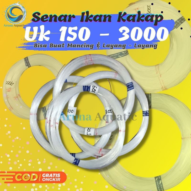 SENAR LAYANGAN 150-800 CAP IKAN KAKAP SENAR ARWANA GAPANGAN