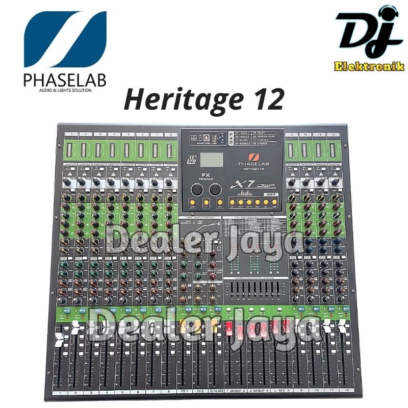 Mixer Analog Phaselab / Phase Lab HERITAGE 12 / HERITAGE12 - 12 channel