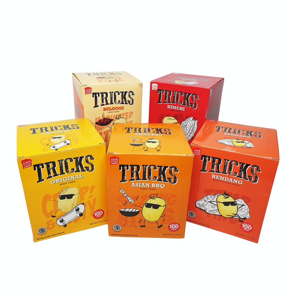 

Tricks Biskuit Kentang Potato Baked Chips - Netto 1 pcs