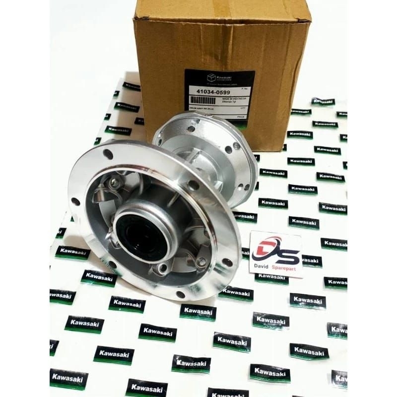 TROMOL DEPAN FRONT KLX 150 S L G KLX BF KLX DTRACKER KAWASAKI LUBANG HOLE 28 SILVER