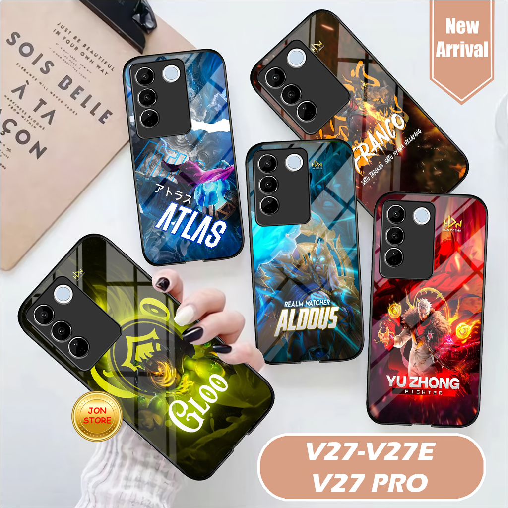 JON-STORE ( JK 64 ) Sofcase glossy Pro Camera MOBILE LEGENDS Untuk Vivo V27/V27E/V27 Pro/Y16/Y22/Y21