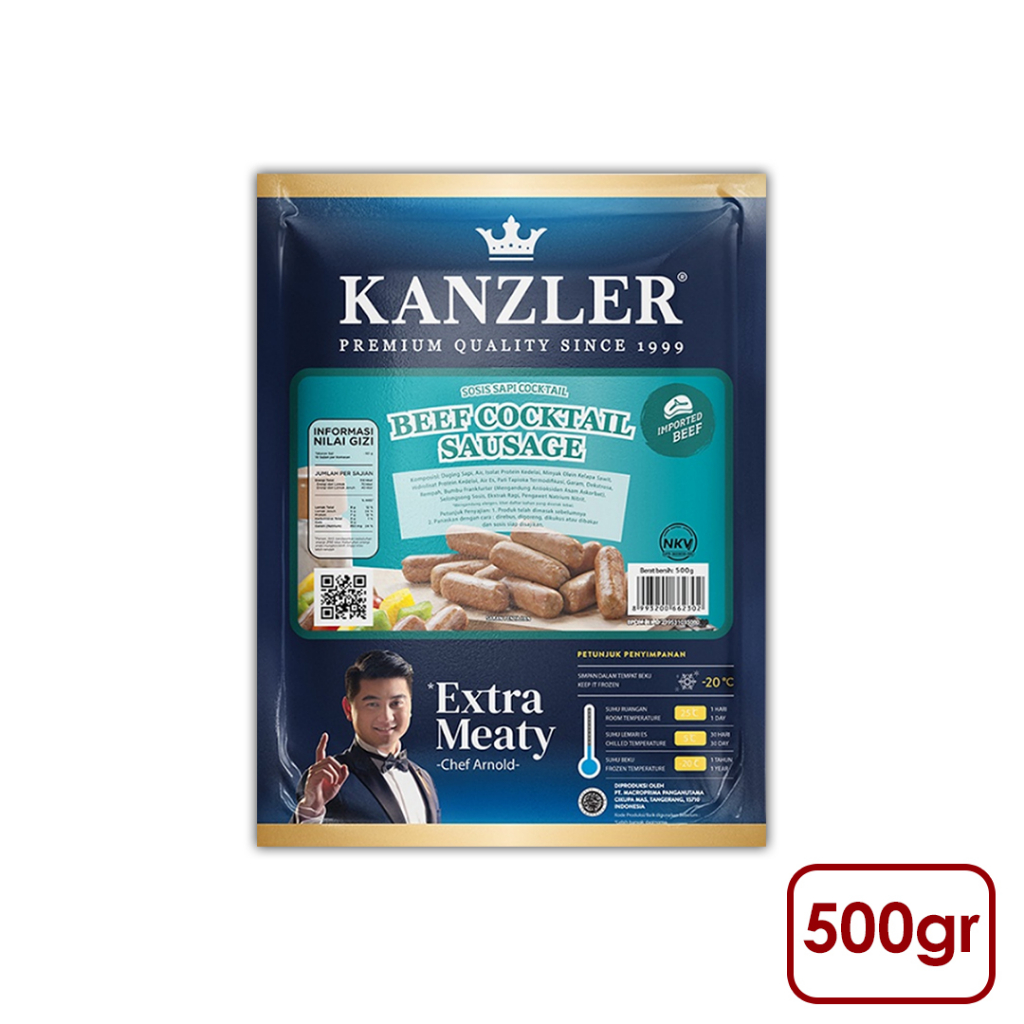 

KANZLER Beef Cocktail Sausage 500gr