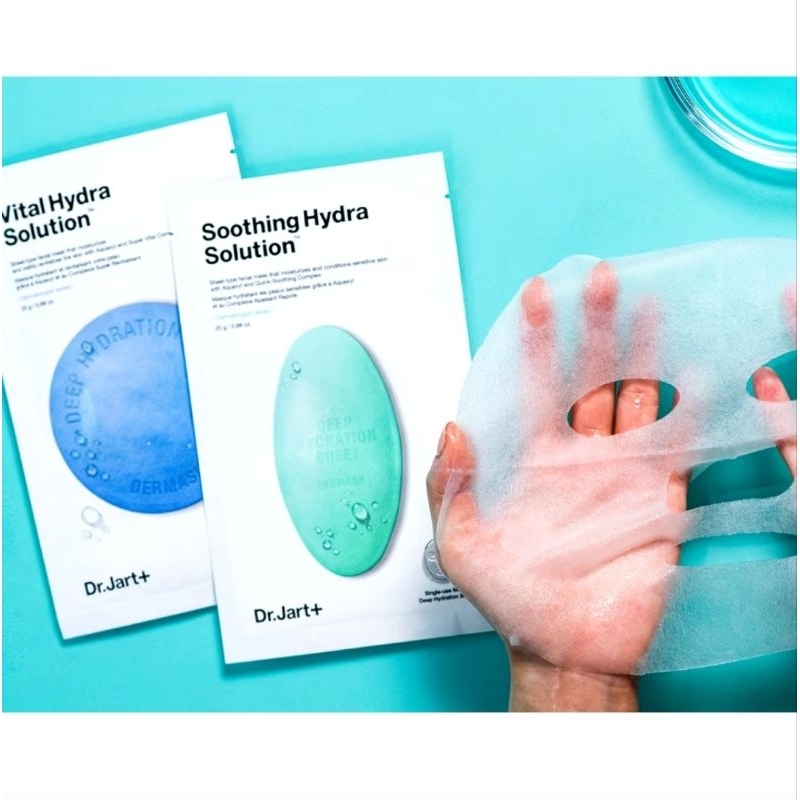 Dr Jart+ Hydra Solution Mask (Vital Hydra Solution, Soothing Hydra Solution)