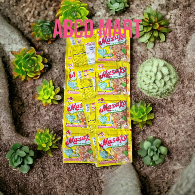 

Masako kaldu Sapi - harga per 1 renceng isi 12 sachet