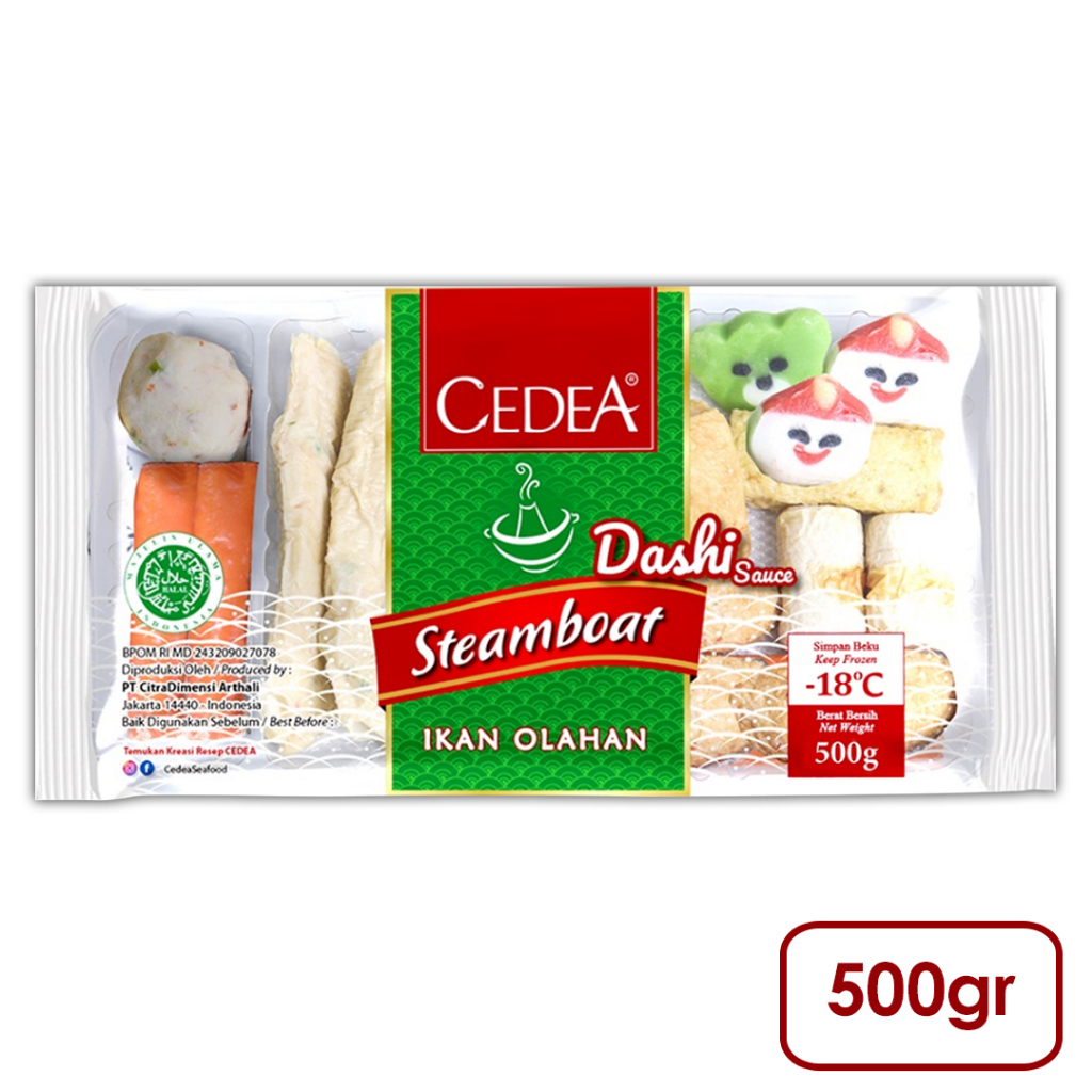 

CEDEA Steamboat 500gr (Tahan suhu ruangan 3hari)