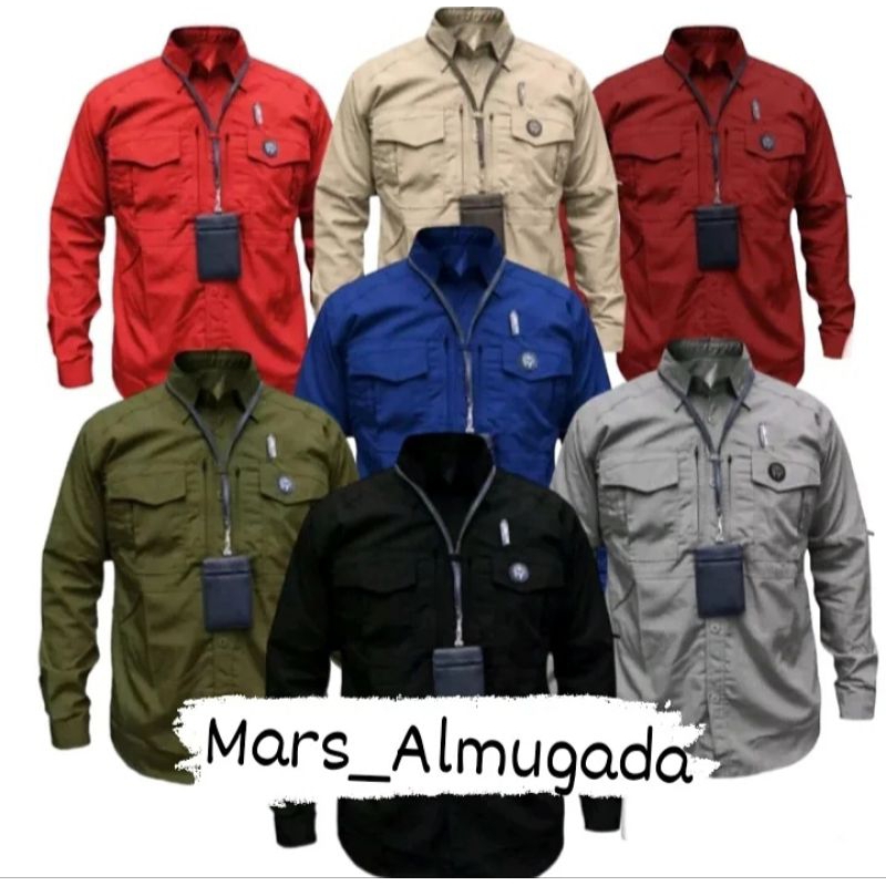 KEMEJA TACTICAL PANJANG TANGAN SERAGAM TACTICAL BAJU TACTICAL