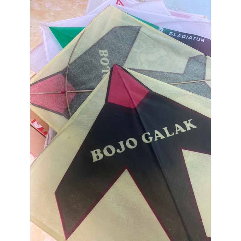 Layangan ADUAN SUKHOI Single Lilit Apus Kertas Tisu