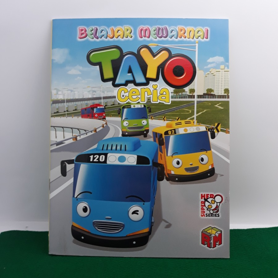 

BUKU BELAJAR MEWARNAI TAYO CERIA MAP PLUS BUKU ANAK