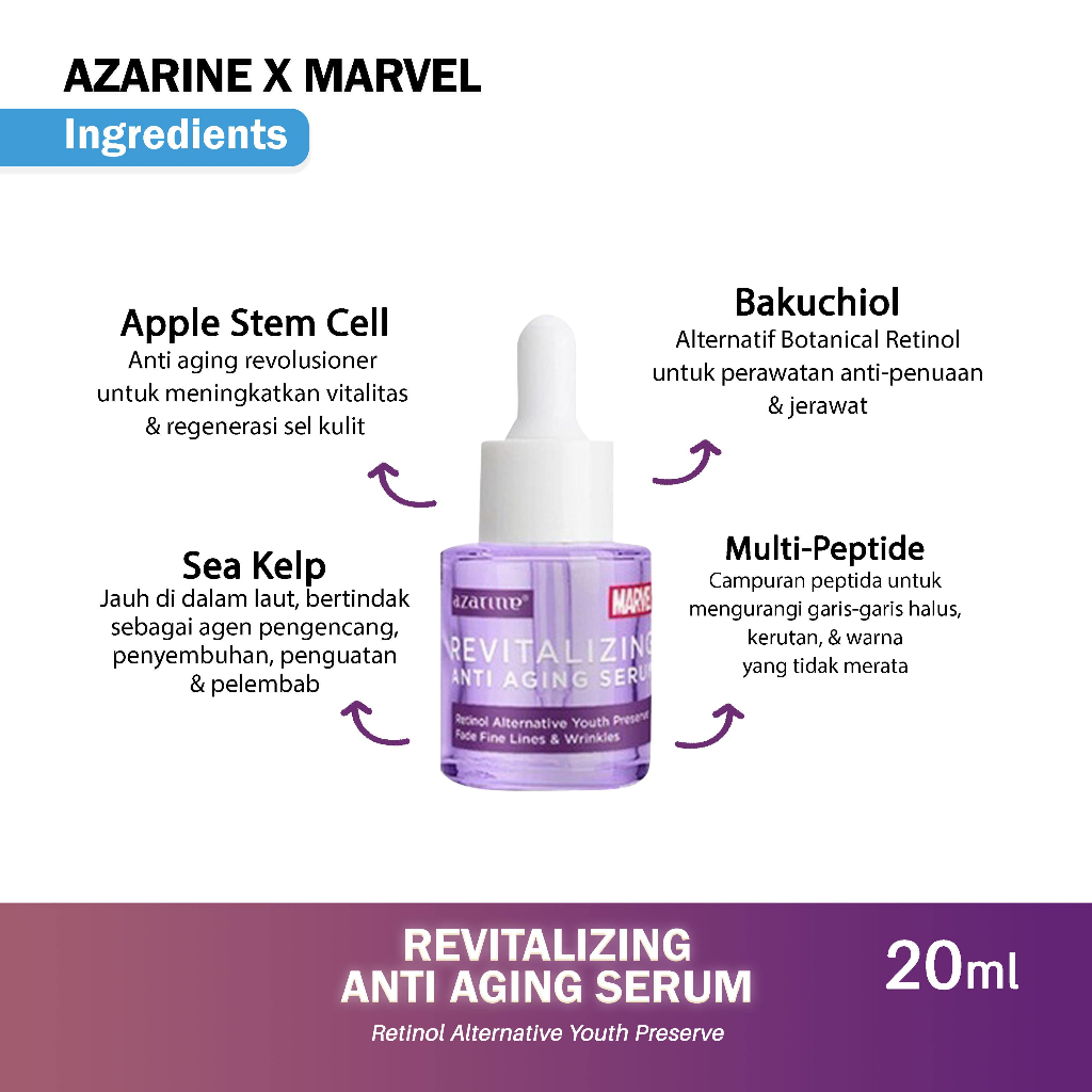 Azarine x Marvel Revitalizing Anti Aging Serum